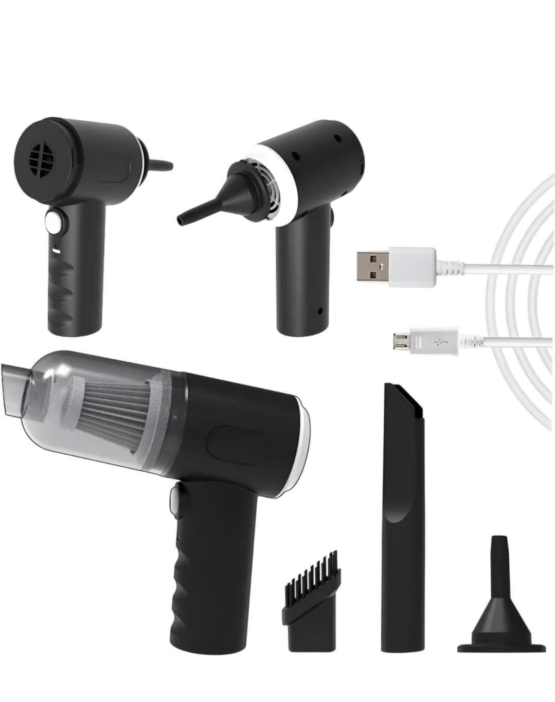 Rechargeable Mini Vacuum & Air Duster Cleaner.