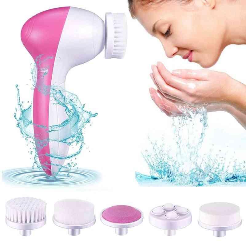5 in 1 Portable Electric Facial Cleaner