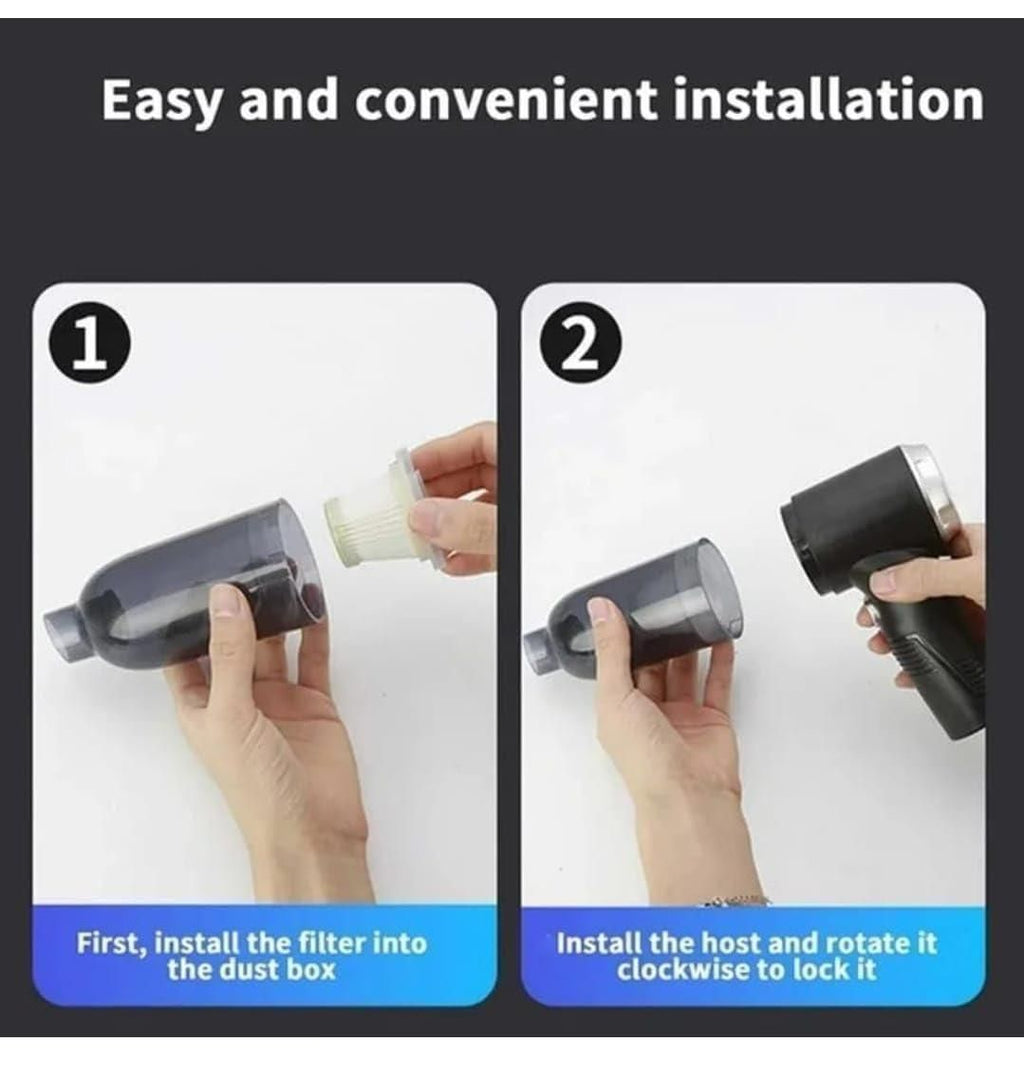 Rechargeable Mini Vacuum & Air Duster Cleaner.